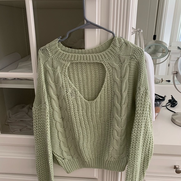 Princess polly knit green sweater - Picture 3 of 3